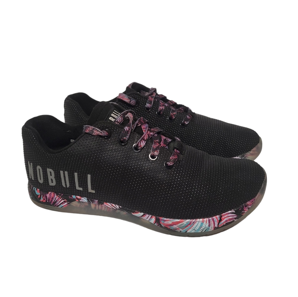 Nobull Women's midnight Palm Trainers ( workout shoes lace up size 9 sneaker